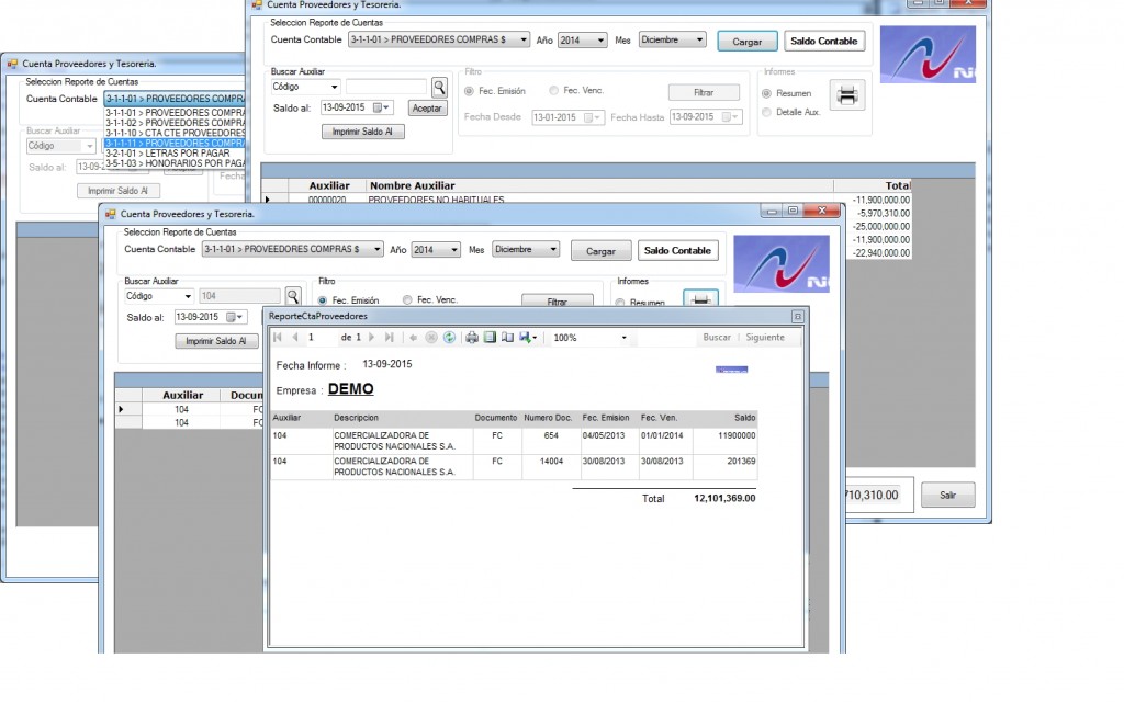 desarrollo de informes softland erp consultoria softland erp